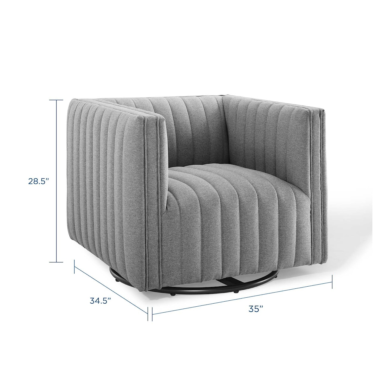 Modway Conjure Swivel Armchair