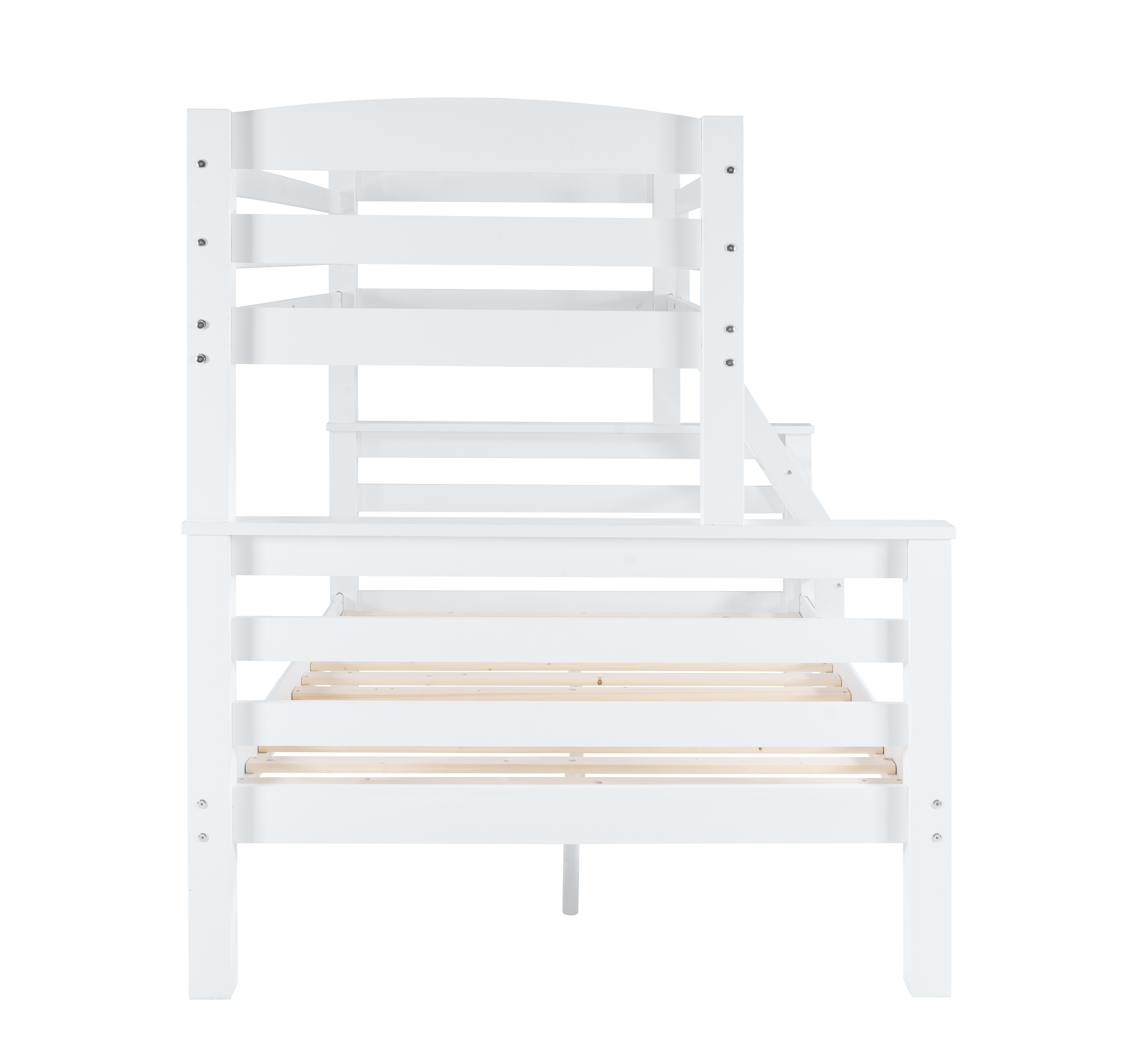 Powell Levi 16Y2005TFW Rustic Twin Full Bunk White | Westrich Furniture ...