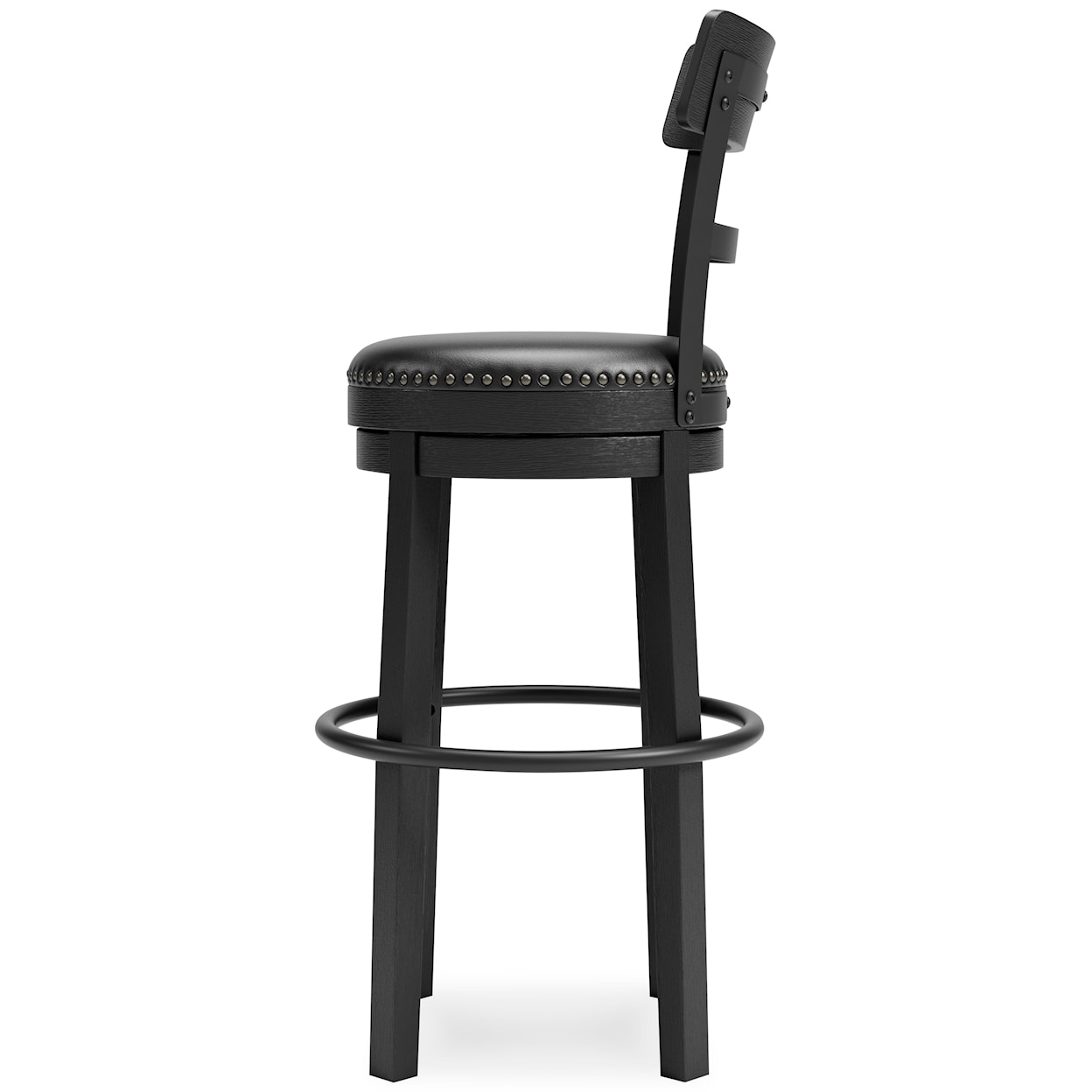 Signature Design by Ashley Furniture Valebeck Bar Height Upholstered Swivel Bar Stool