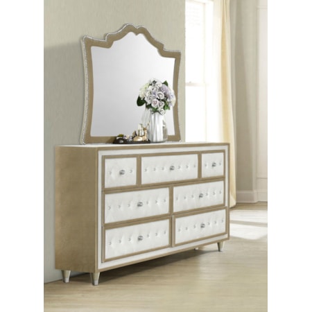 7-drawer Dresser w/ Mirror