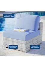 Modway Convene Convene Circular Outdoor Patio Daybed Set By Modway