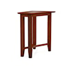 Durham Solid Accents Eclectic Wedge Table