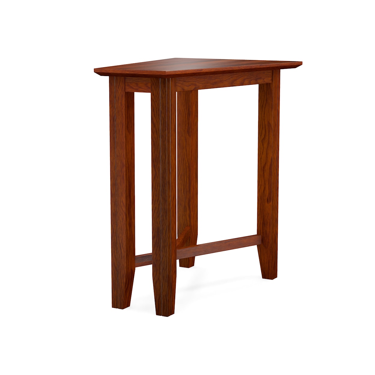 Durham Solid Accents Eclectic Wedge Table