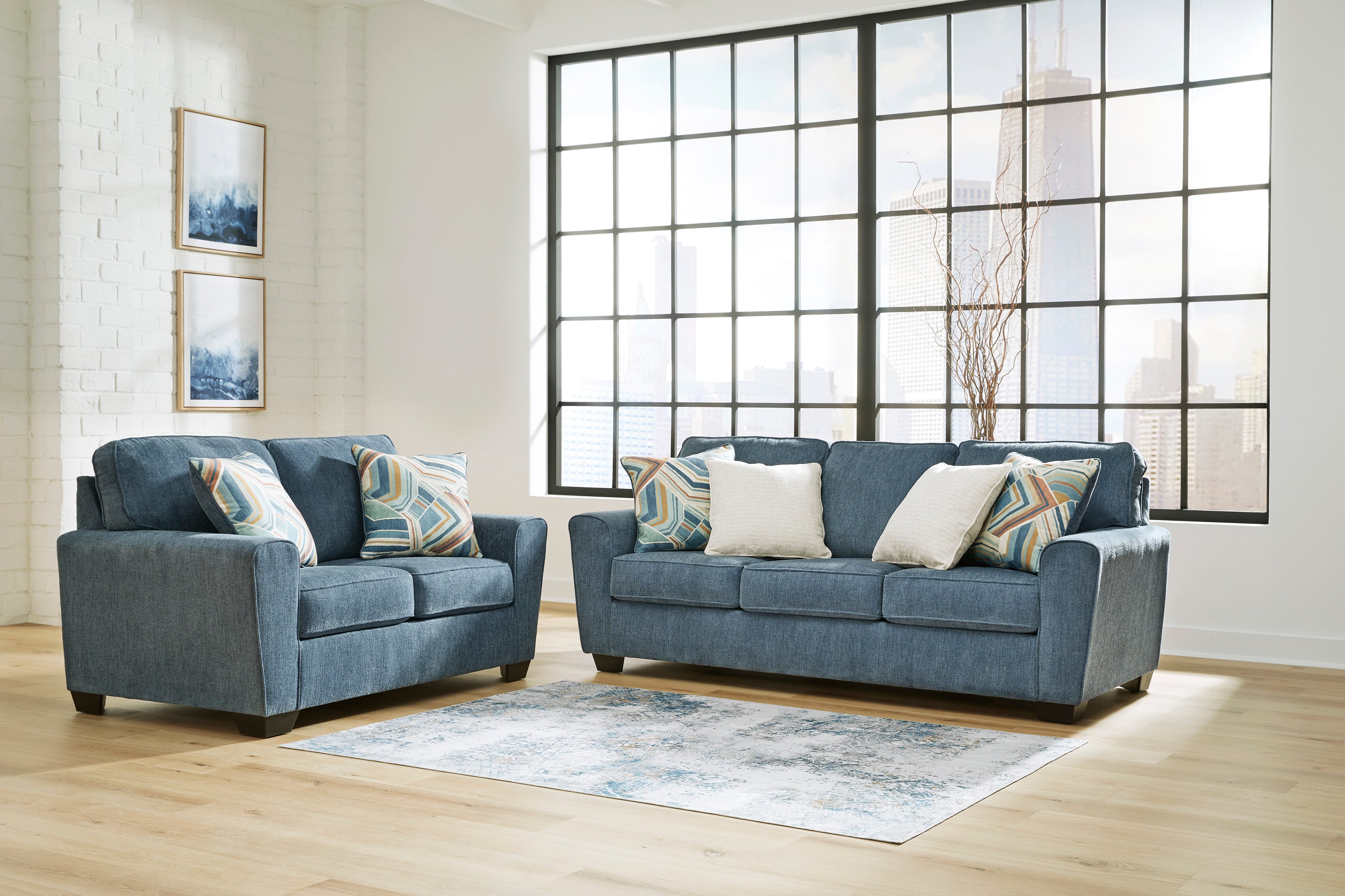 Ashley stewart furniture living room deals set