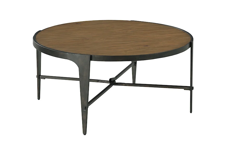 Olmsted Round Coffee Table by Hammary at Z & R Furniture