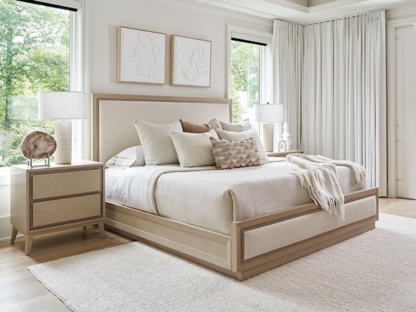 Upholstered Cal King Bedroom Set