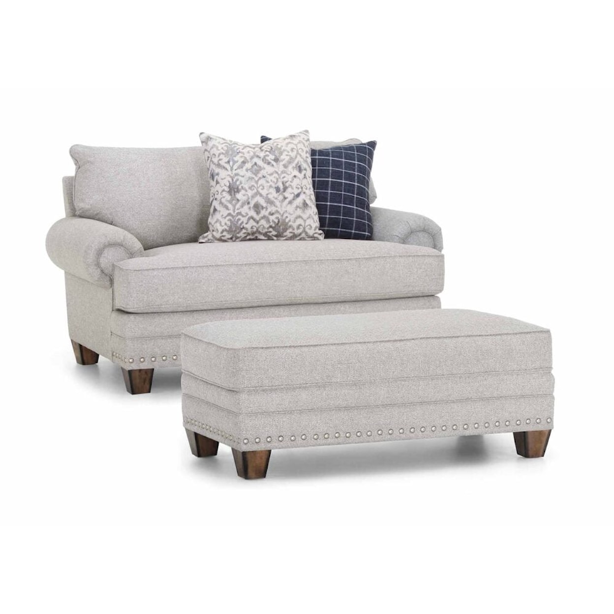 Franklin Reece Chair Ottoman