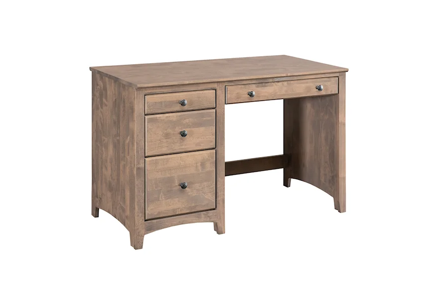 Home Office 4 Drawer Desk by Archbold Furniture at Esprit Decor Home Furnishings