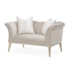 Michael Amini Yvette Upholstered Chair and a Half