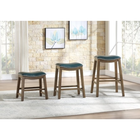 18&quot; Upholstered Dining Stool