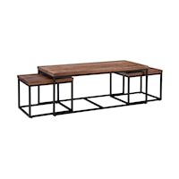Contemporary 3-Piece Occasional Table Set 