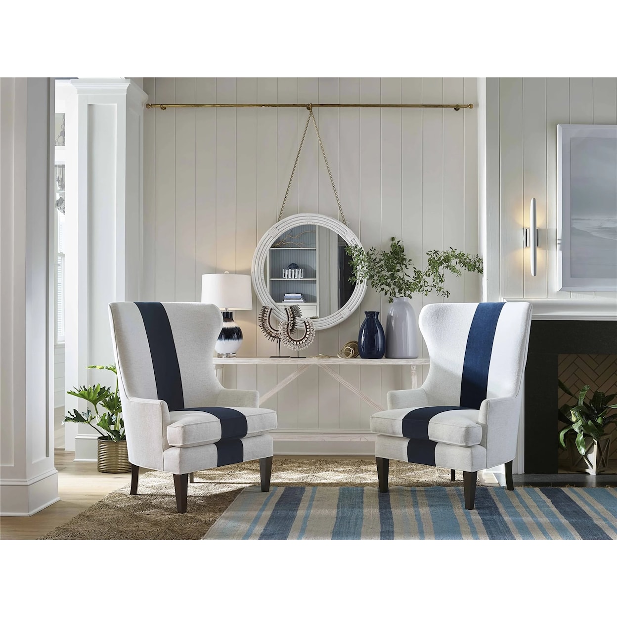 Universal Getaway Coastal Living Home Wing Chair