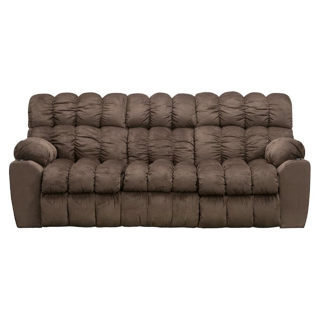 Franklin 440 Brayden Reclining Sofa with Table, Lights & Storage