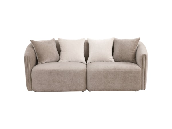 Townsend 3-piece Chenille Sofa Set Latte