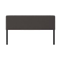 Contemporary Upholstered King Headboard