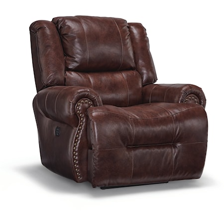 Power Rocking Recliner with Power Tilt Headrest and USB Charging Port