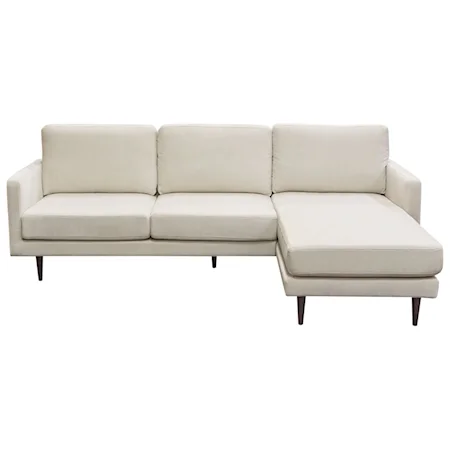 Mid-Century Modern Reversible Chaise Sectional