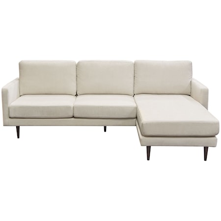 Mid-Century Modern Reversible Chaise Sectional