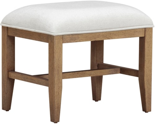 Mid-Century Modern Upholstered Bedroom Bench