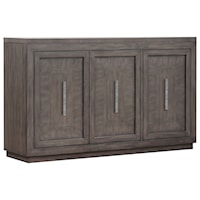 Casual Contemporary 3-Door Sideboard