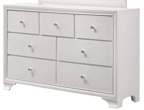 Glam Seven Drawer Dresser
