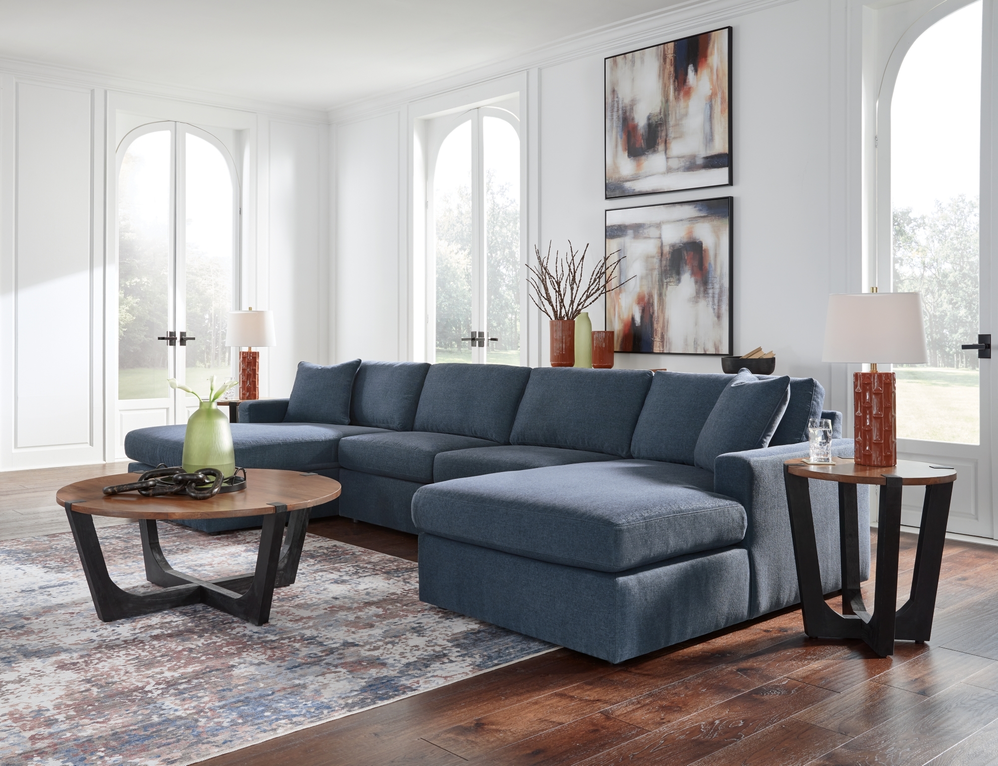 Signature Design by Ashley Modmax 4-Piece Double Chaise Sectional
