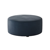 Round Cocktail Ottoman