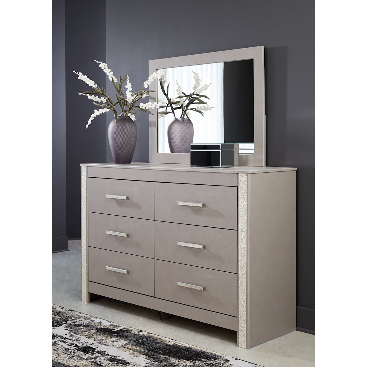 Ashley Furniture Signature Design Surancha Dresser and Mirror
