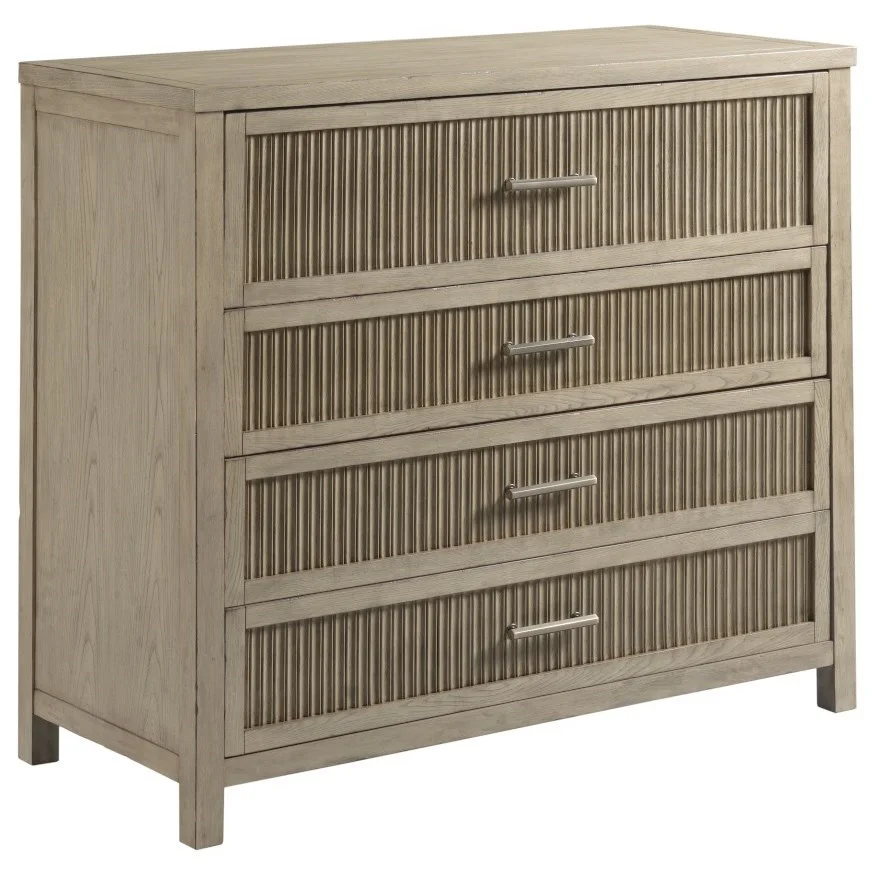 American Drew West Fork 924120 Norris Farmhouse Media Chest with Drop