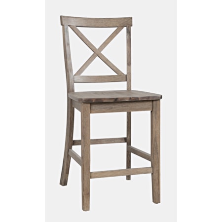 X Back Counter Stool