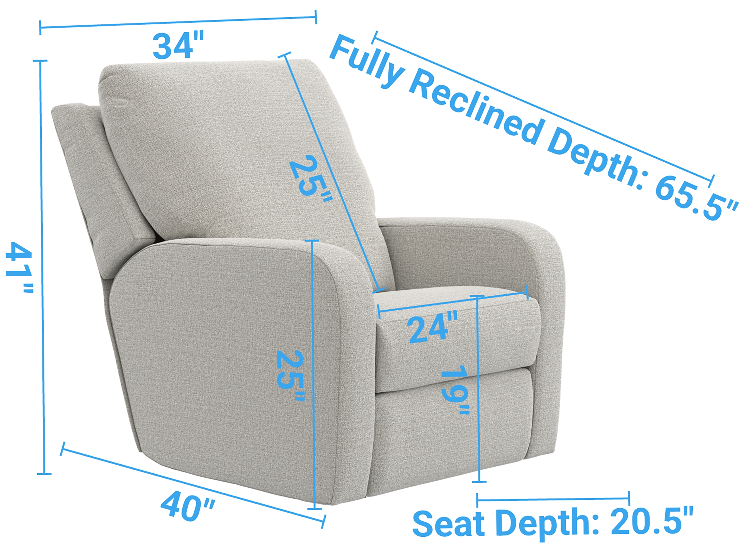 Catnapper Lullaby Power Headrest Power Auto-Glide Recliner