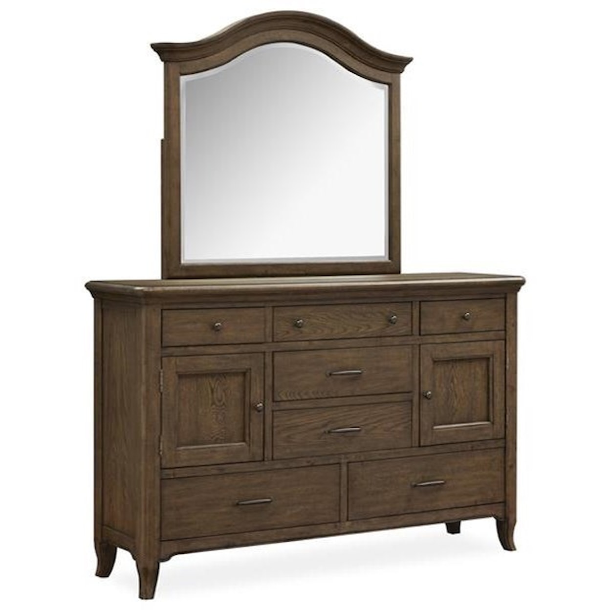 Magnussen Home Roxbury Manor Bedroom Shaped Mirror