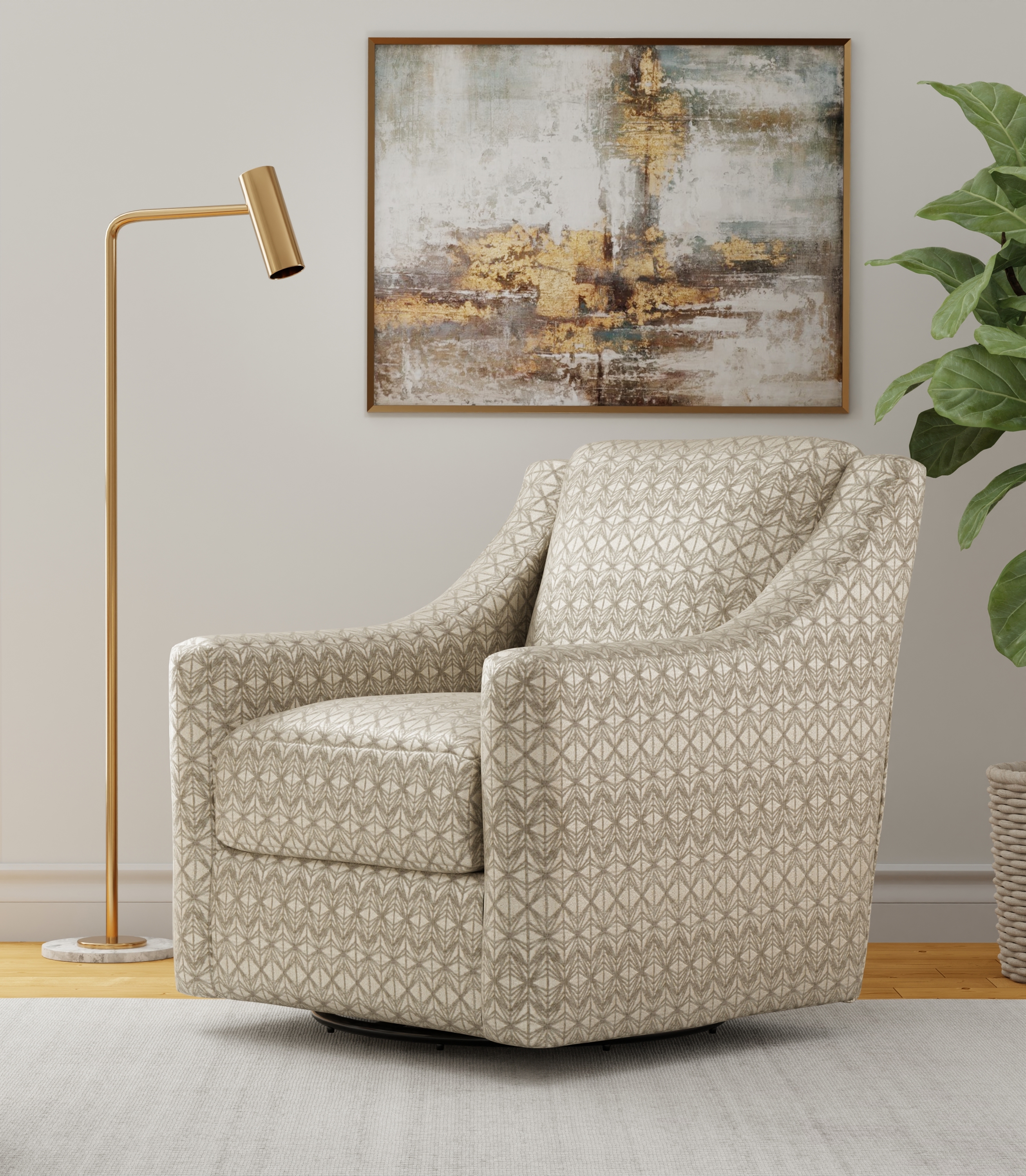 Jackson Furniture Hyde Park Swivel Chair