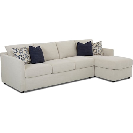 2-Piece Chaise Sofa with RAF Chaise