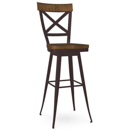 X-Back Spectator Height Stool