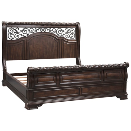 Queen Sleigh Bed