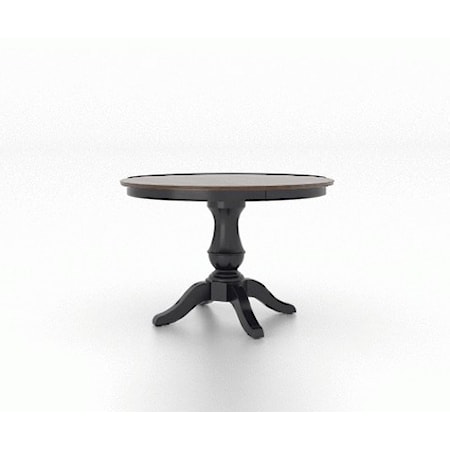 Customizable Round Table w/ Pedestal