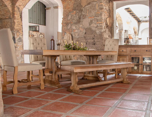 Farmhouse 7-Piece Dining Set with Server