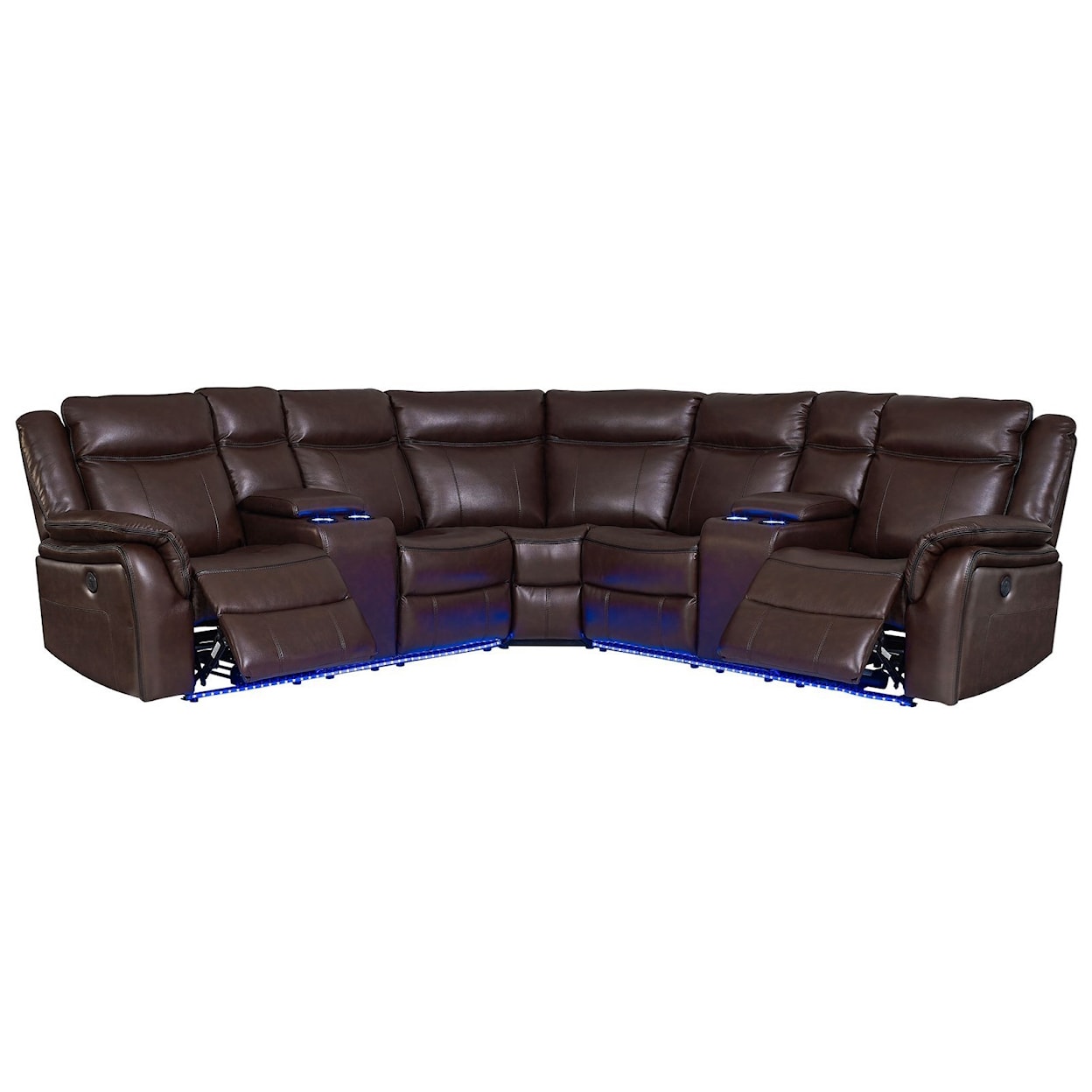 Prime Levin Power Reclining Sectional