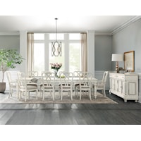 Traditional Dining Set with Buffet