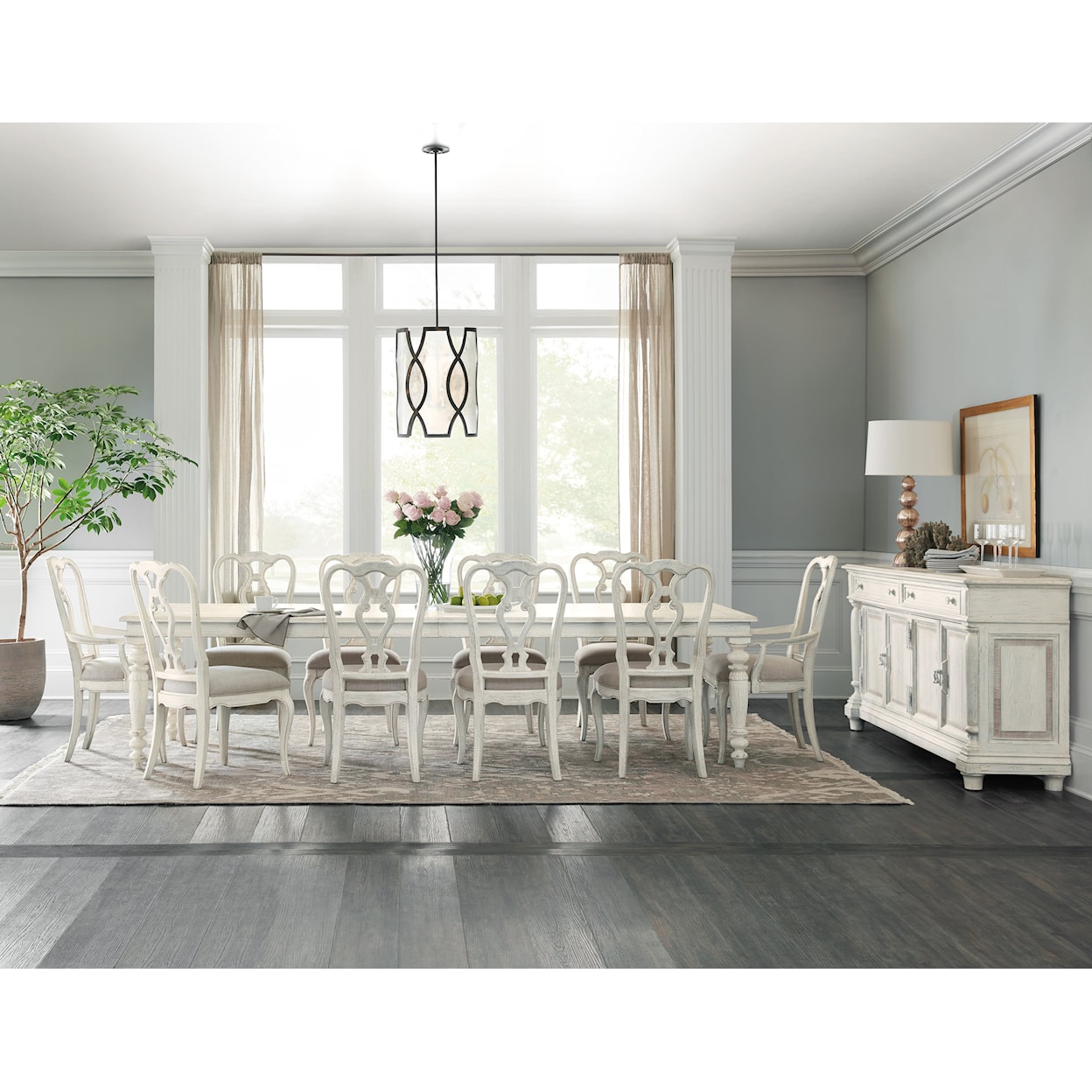 Hooker Furniture Traditions Dining Set with Buffet