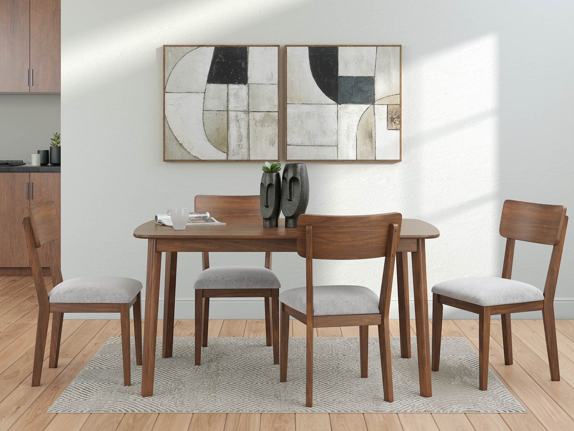 Dining Room Table Set (Set Of 5)