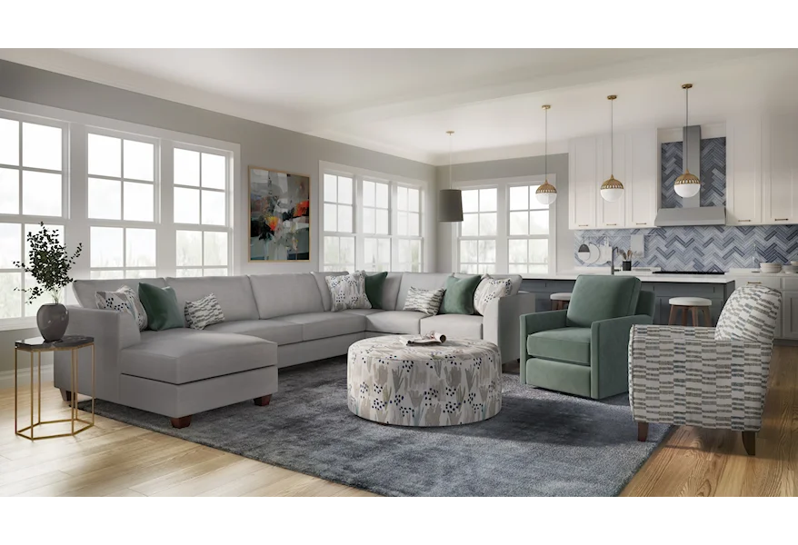 28 WENDY LINEN Living Room Set by VFM Signature at Virginia Furniture Market