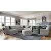 Fusion Furniture 28 WENDY LINEN Sectional with Chaise