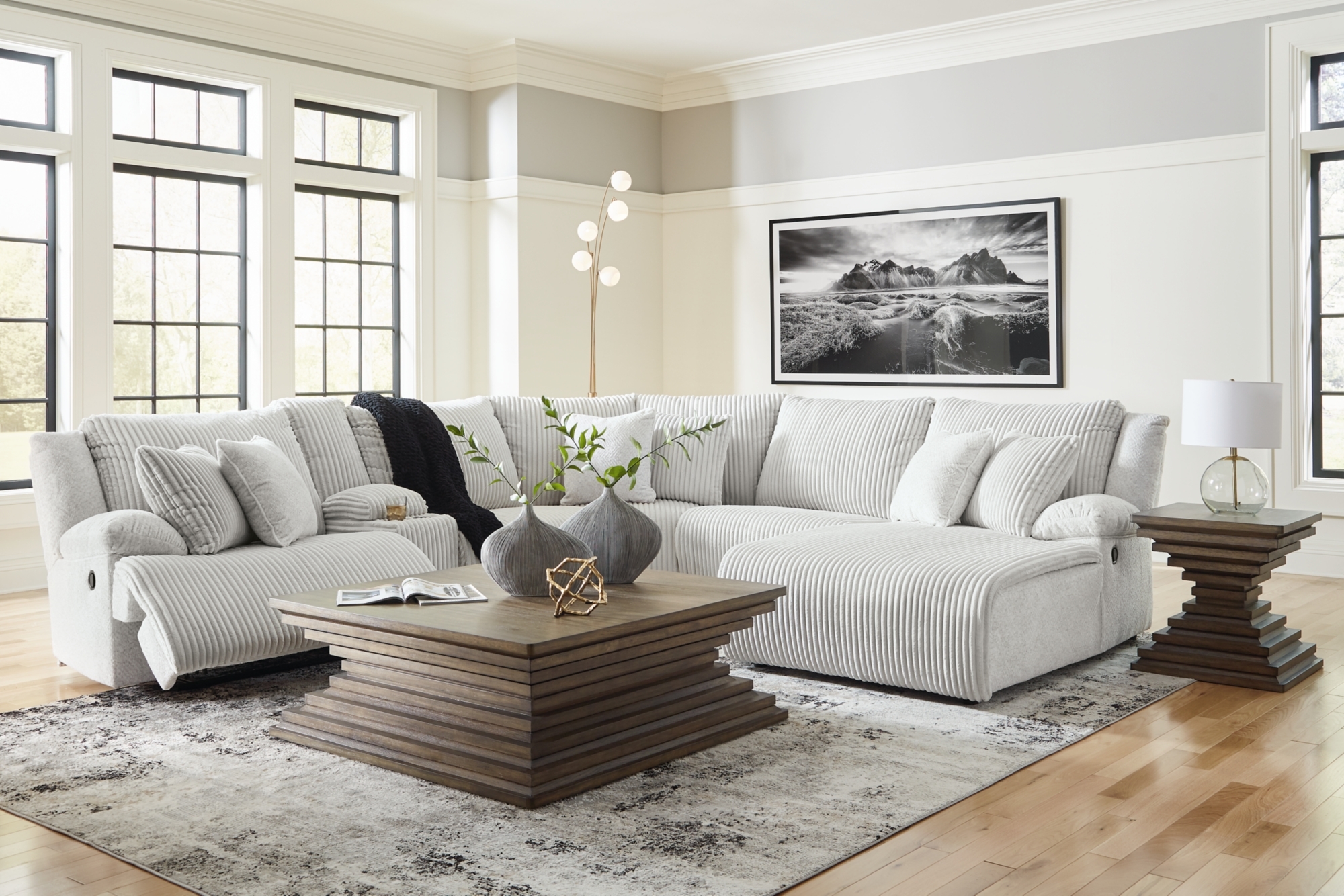 Signature Design by Ashley Top Tier 6-Piece Reclining Sectional With Chaise
