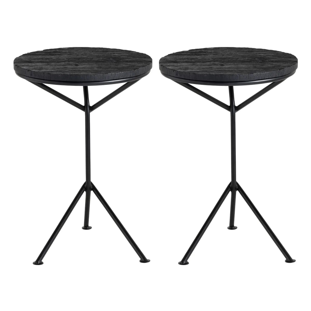 Obsidian Accent Tables - Set of 2