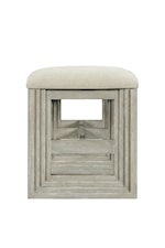 Riverside Furniture Cascade Uph Wood-Bk Cntr Stol 2in