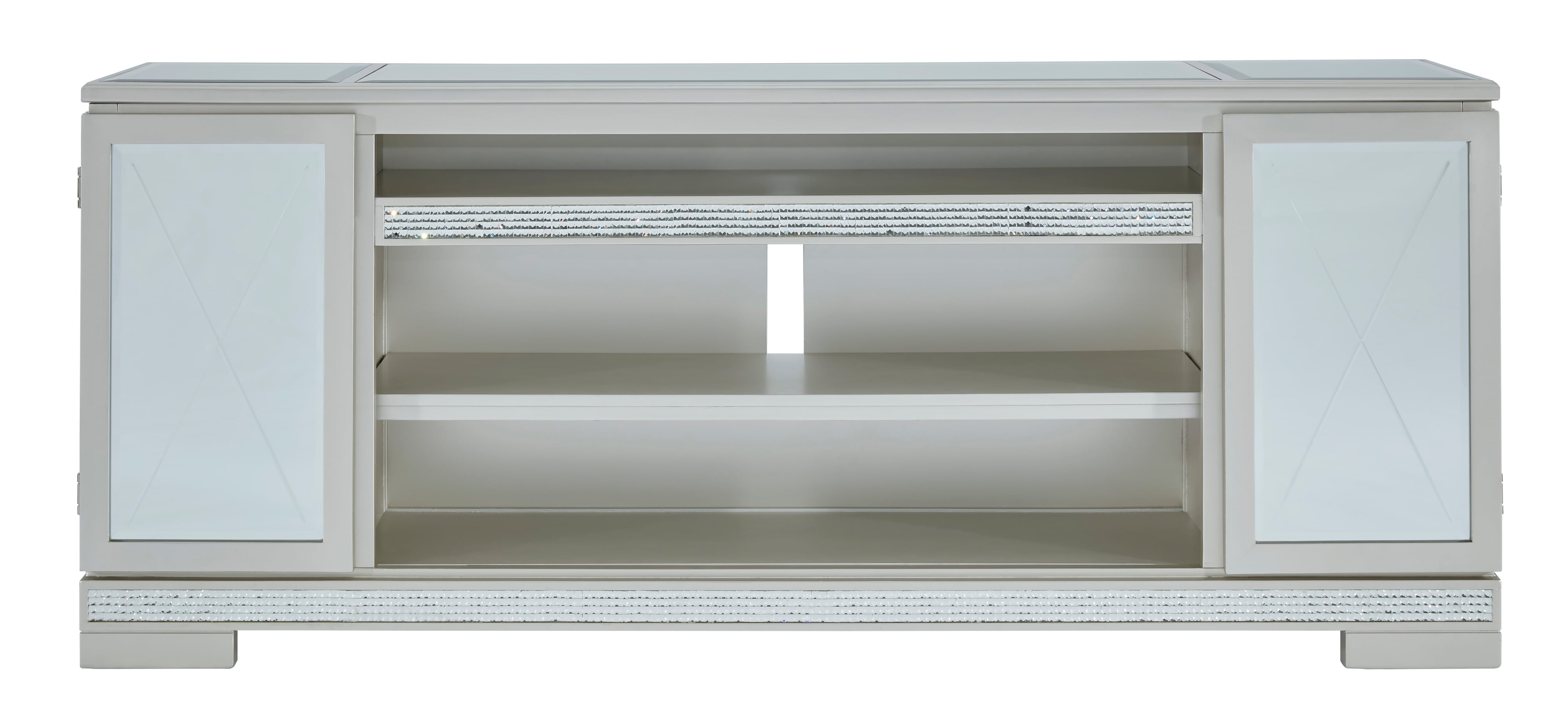 Ashley Furniture Signature Design Flamory W91068 Glam 72" TV Stand