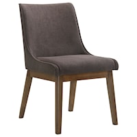 Mid-Century Modern Upholstered Standard Height Arm Chair