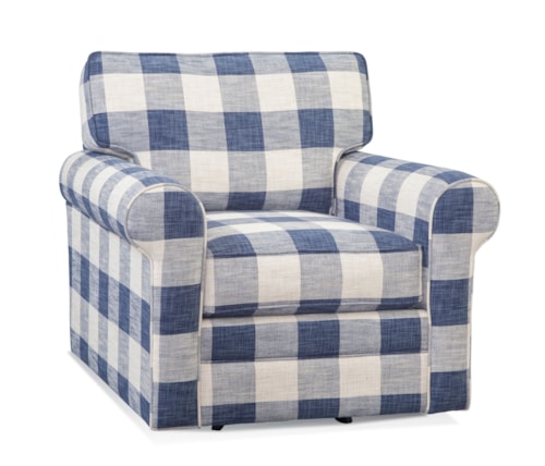 Transitional Swivel Chair